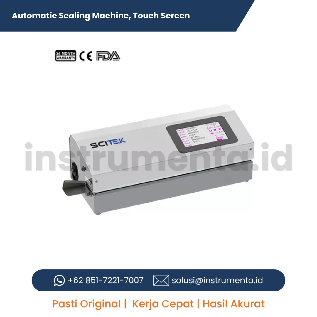 Smart Automatic Sealing Machine Scitek Layar Sentuh Mesin Segel Kantong Sterilisasi Rotary Kontinu untuk CSSD Rumah Sakit